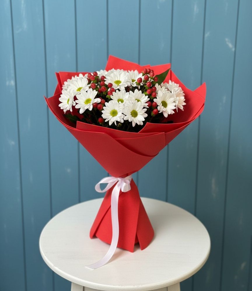 Букет цветов из: Хризантемы в Баранчинский