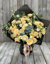 Букет цветов из:  Розы и Лизиантусы в Баранчинский