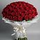 Букет 101 Красная роза Блэк Мэджик в Баранчинский
