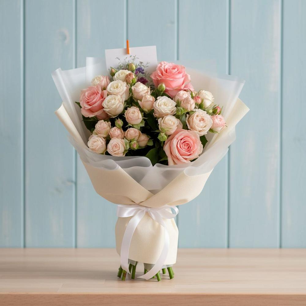 Букет цветов из: Розы в Баранчинский