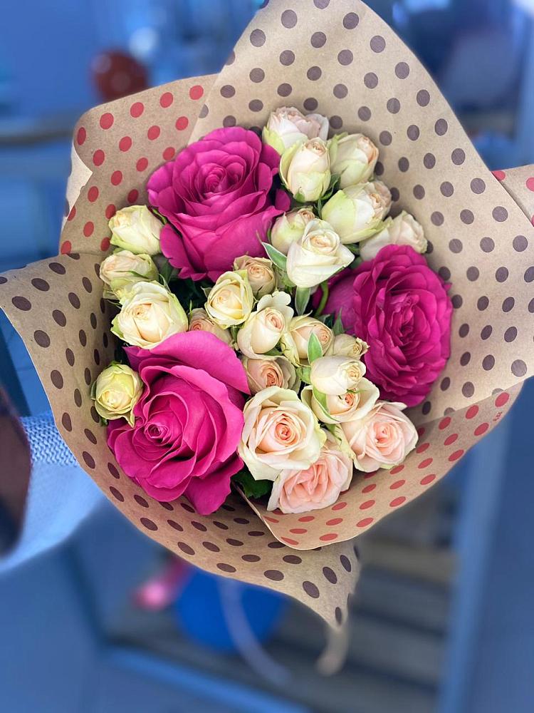 Букет цветов из: Розы в Баранчинский