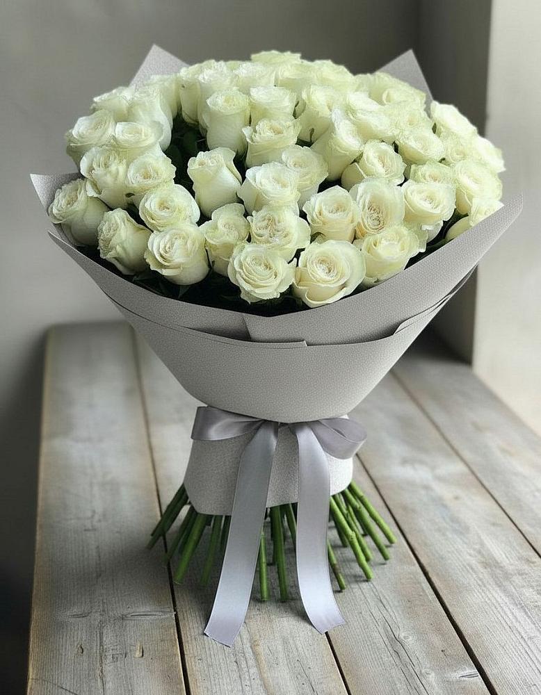 Букет 35 Белых роз в Баранчинский