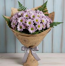 Букет цветов из:  Хризантемы #REPLACE_PRED# Баранчинский