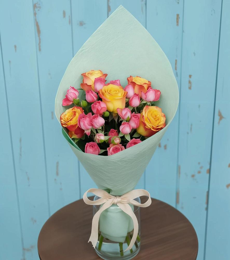 Букет цветов из: Розы в Баранчинский