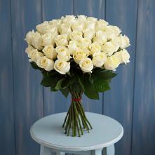 Букет 51 Белая роза Эдлесс Лав #REPLACE_PRED# Баранчинский