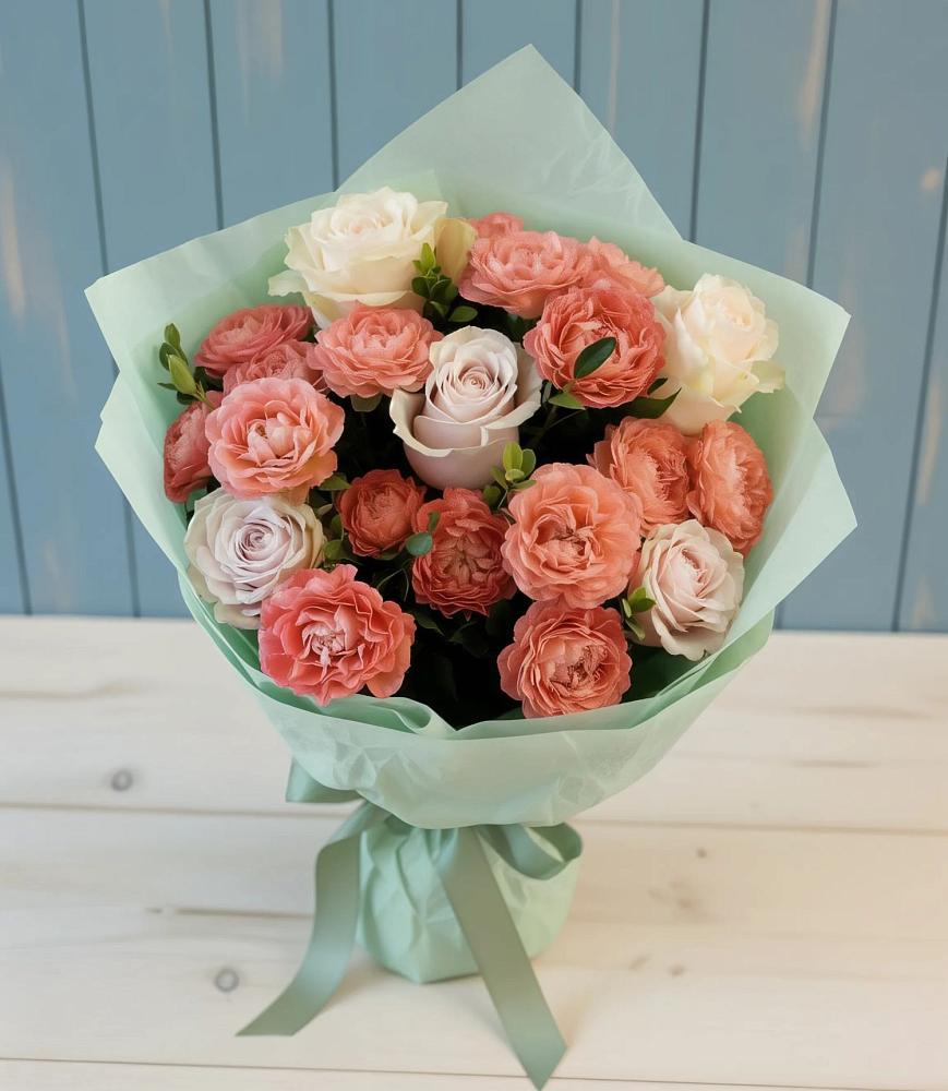 Букет цветов из: Розы в Баранчинский