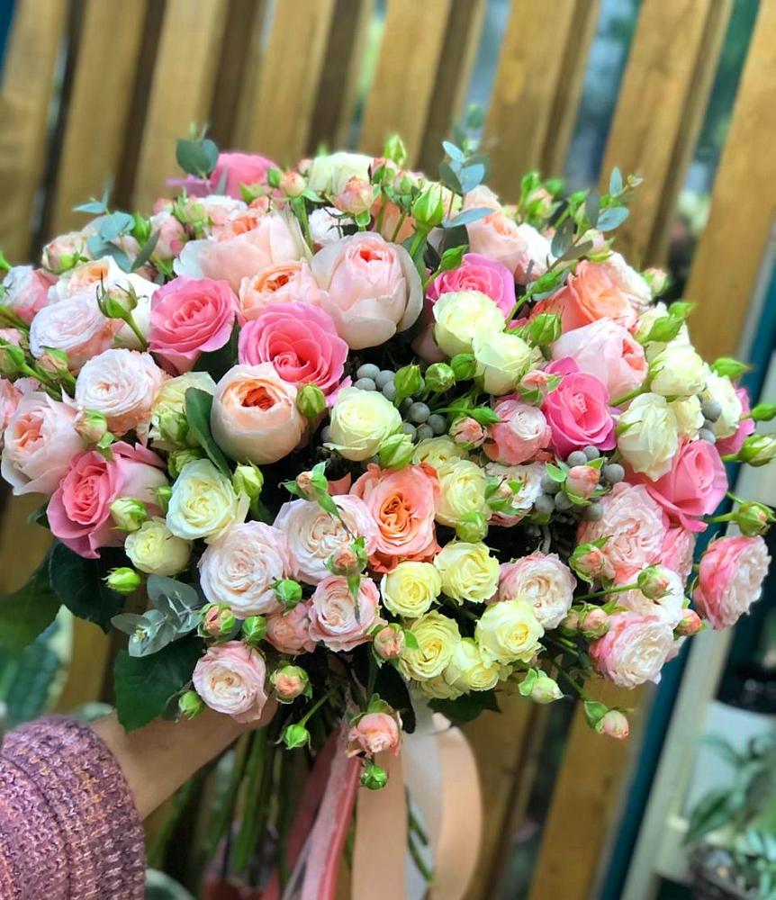 Букет цветов из: Розы в Баранчинский