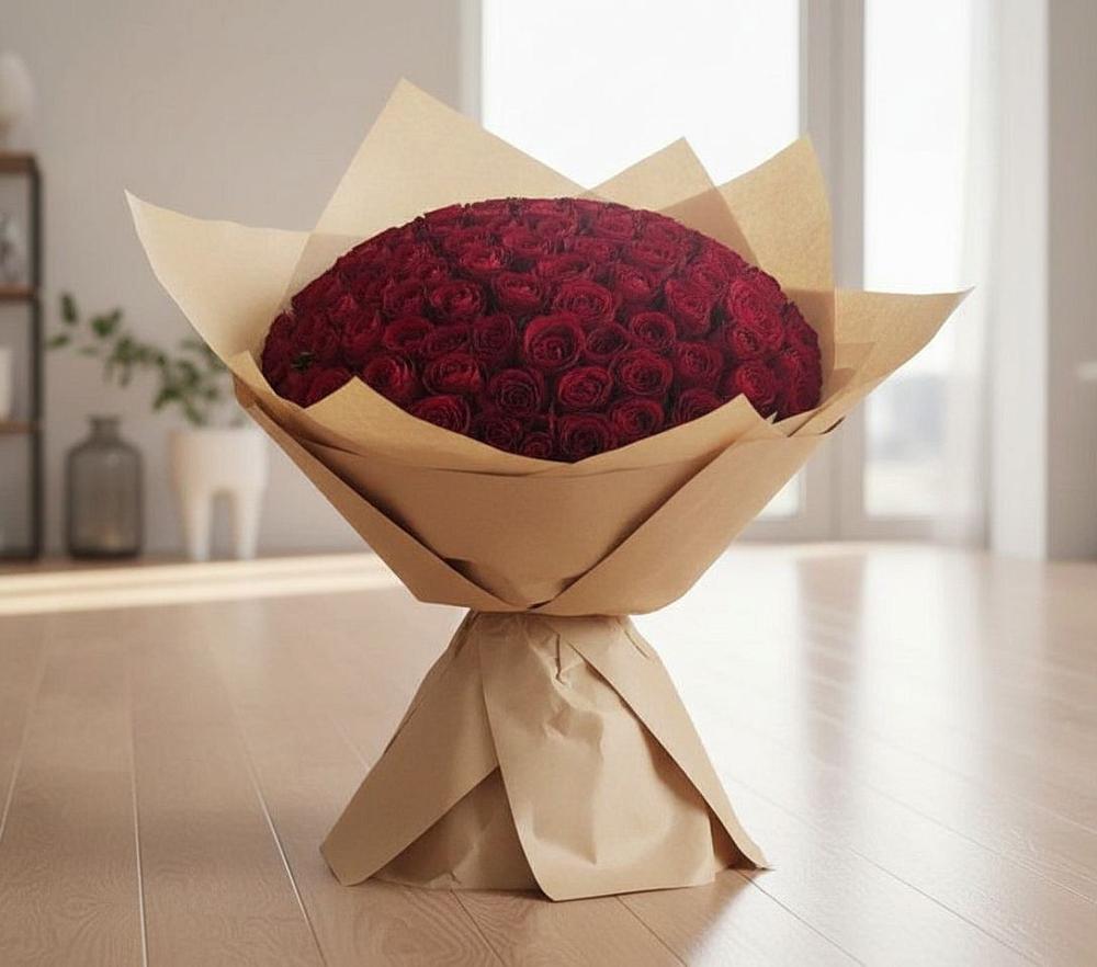 Букет 101 Красная роза в Баранчинский