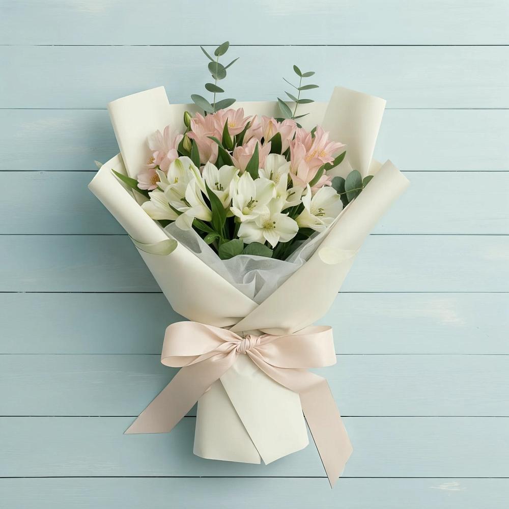 Букет цветов из: Альстромерии в Баранчинский