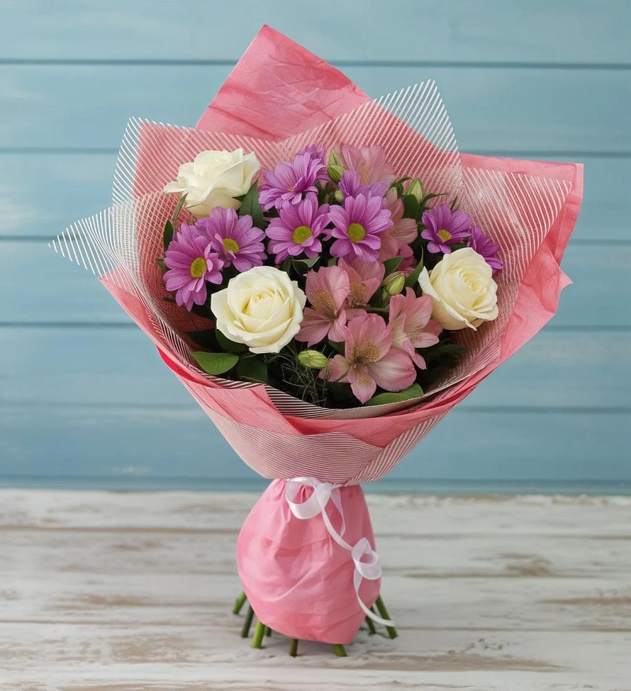 Букет цветов из: Герберы в Баранчинский