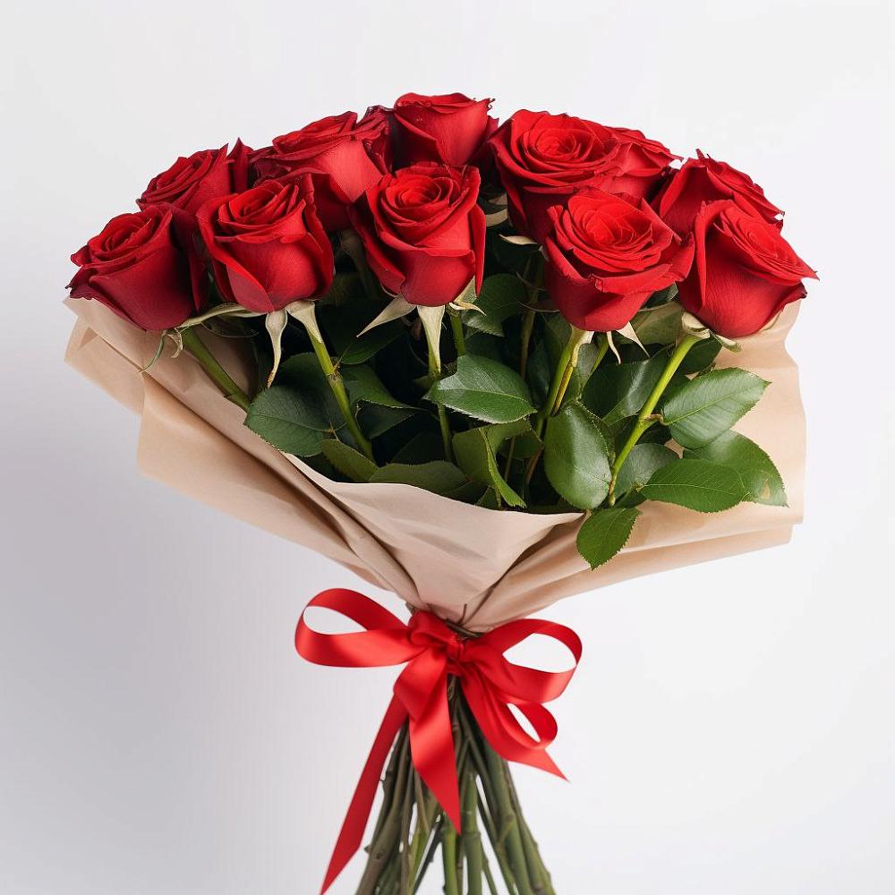 Букет 11 Красных роз Эдлесс Лав в Баранчинский