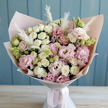 Букет цветов из:  Альстромерии и Розы в Баранчинский